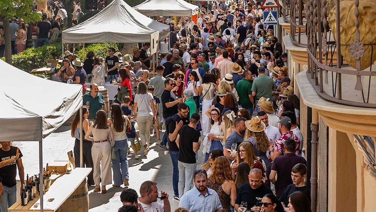 Miles de personas asistieron el sábado a la Mostra de Vins de Terres dels Alforins.