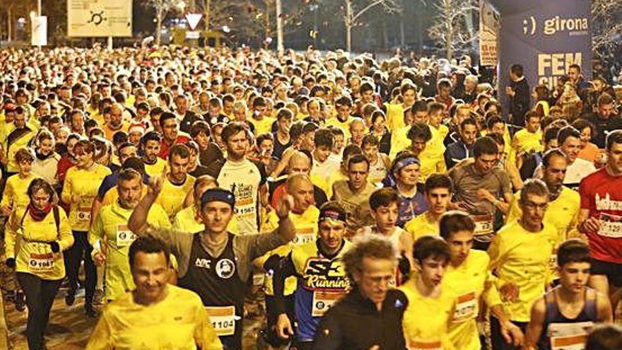 La Sant Silvestre va arrencar des de Fontajau, com és habitual.