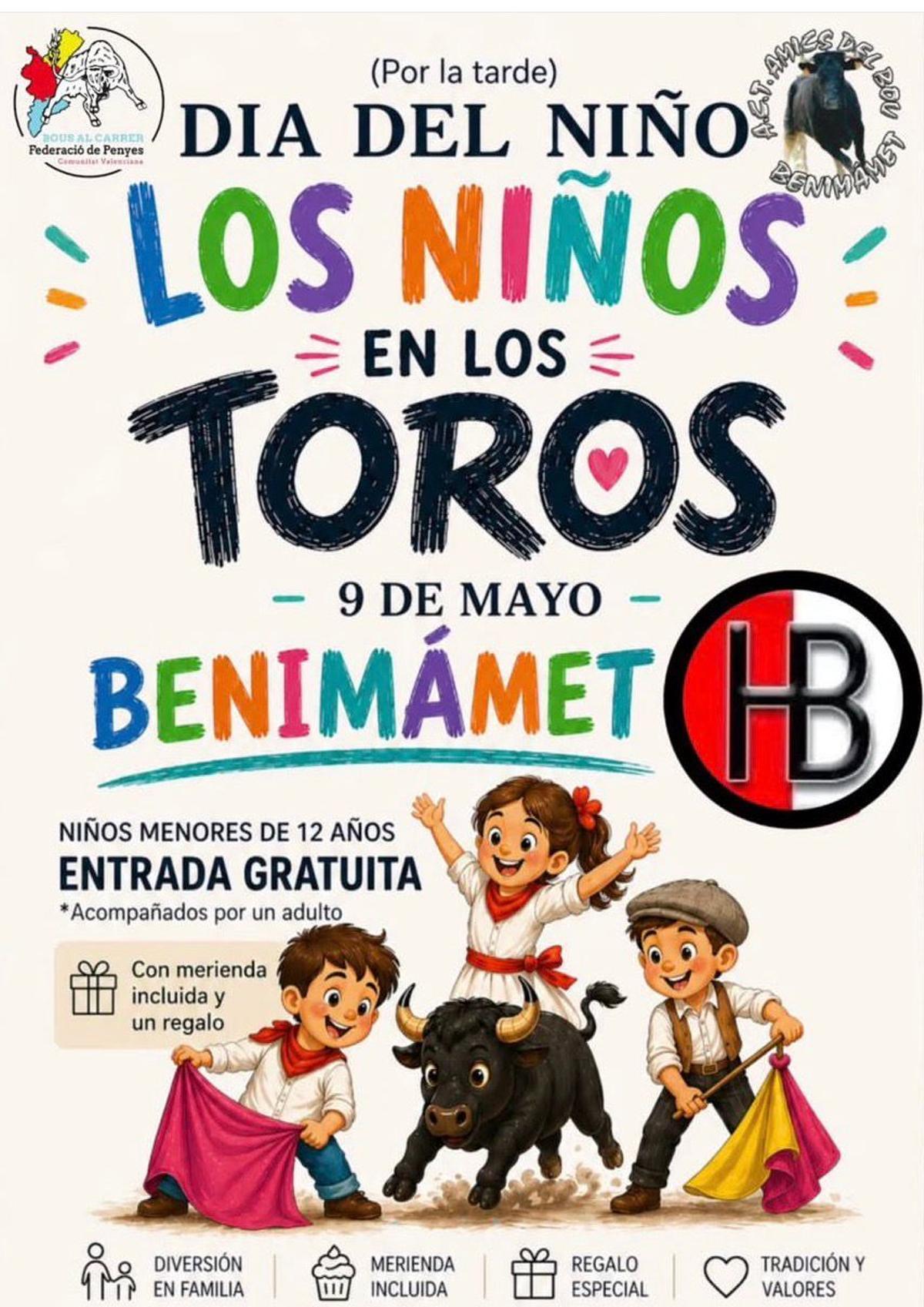 Cartel del Día del Niño