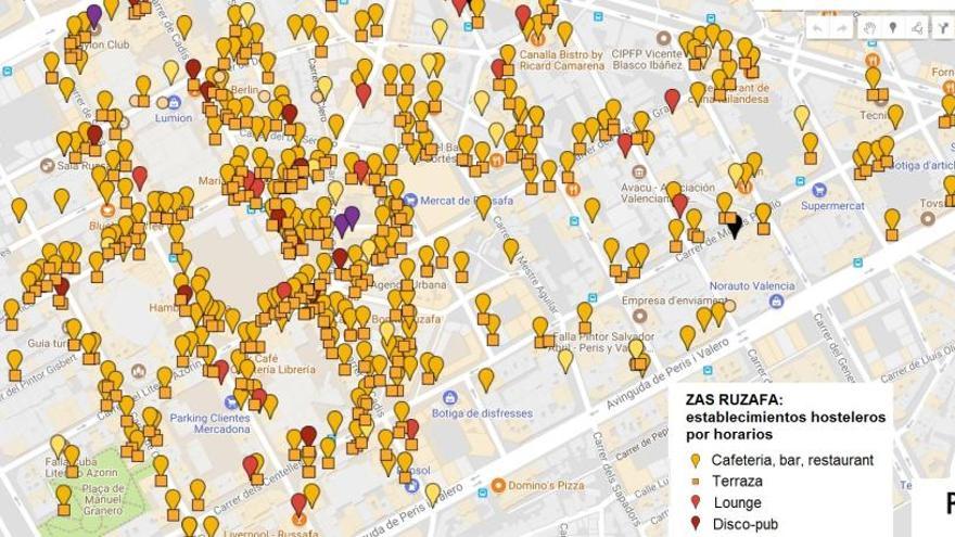 Russafa Descansa pide formalmente la declaración del barrio como zona ZAS