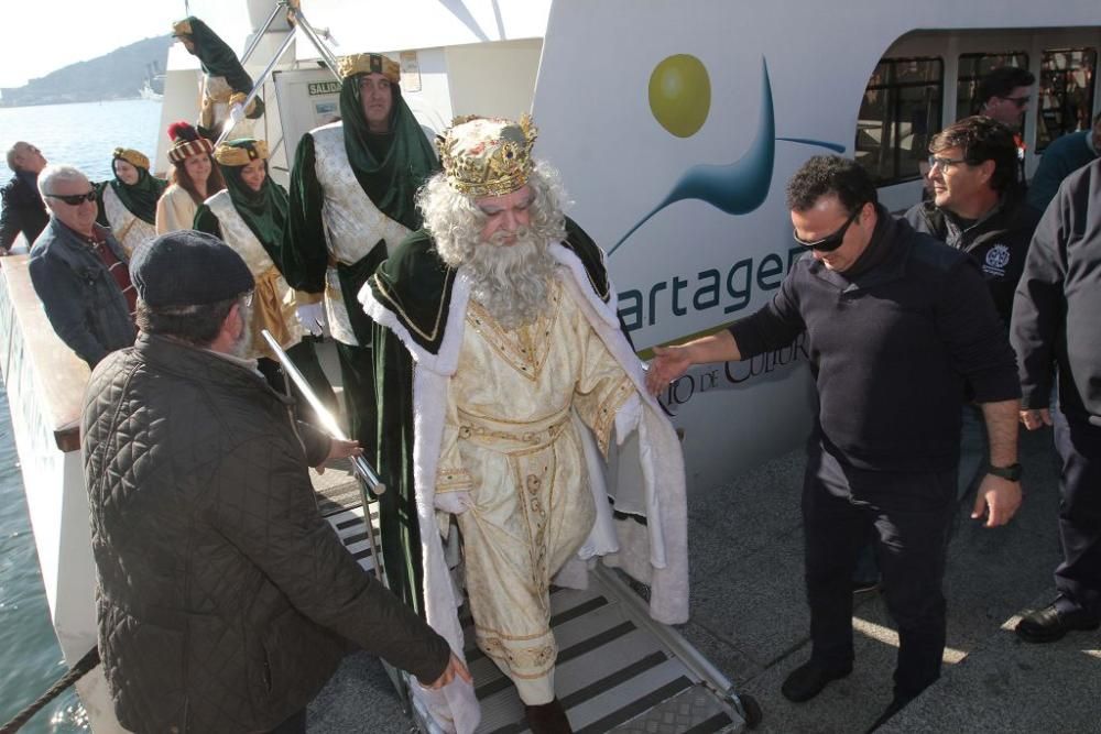 Los Reyes Magos desembarcan en Cartagena