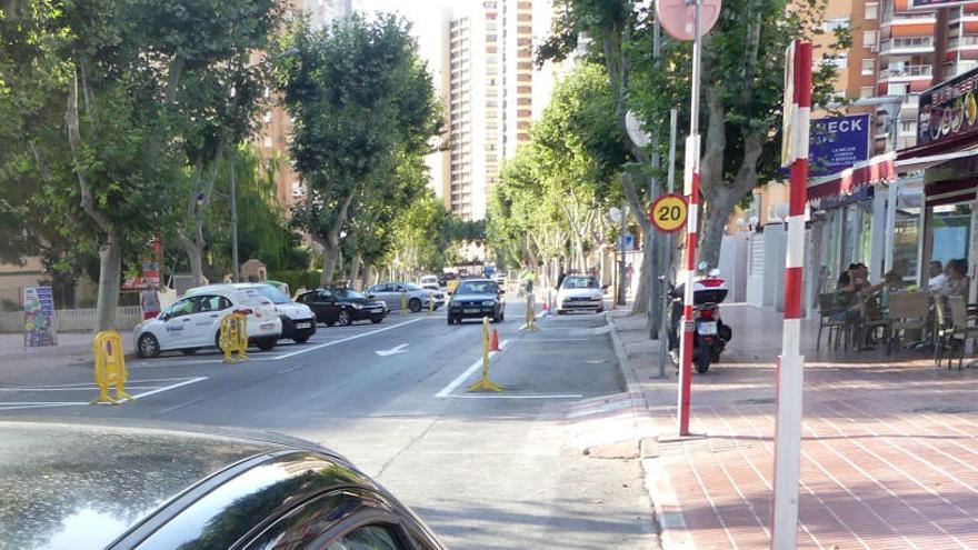 La avenida de Juan Fuster Zaragoza ya es de sentido único