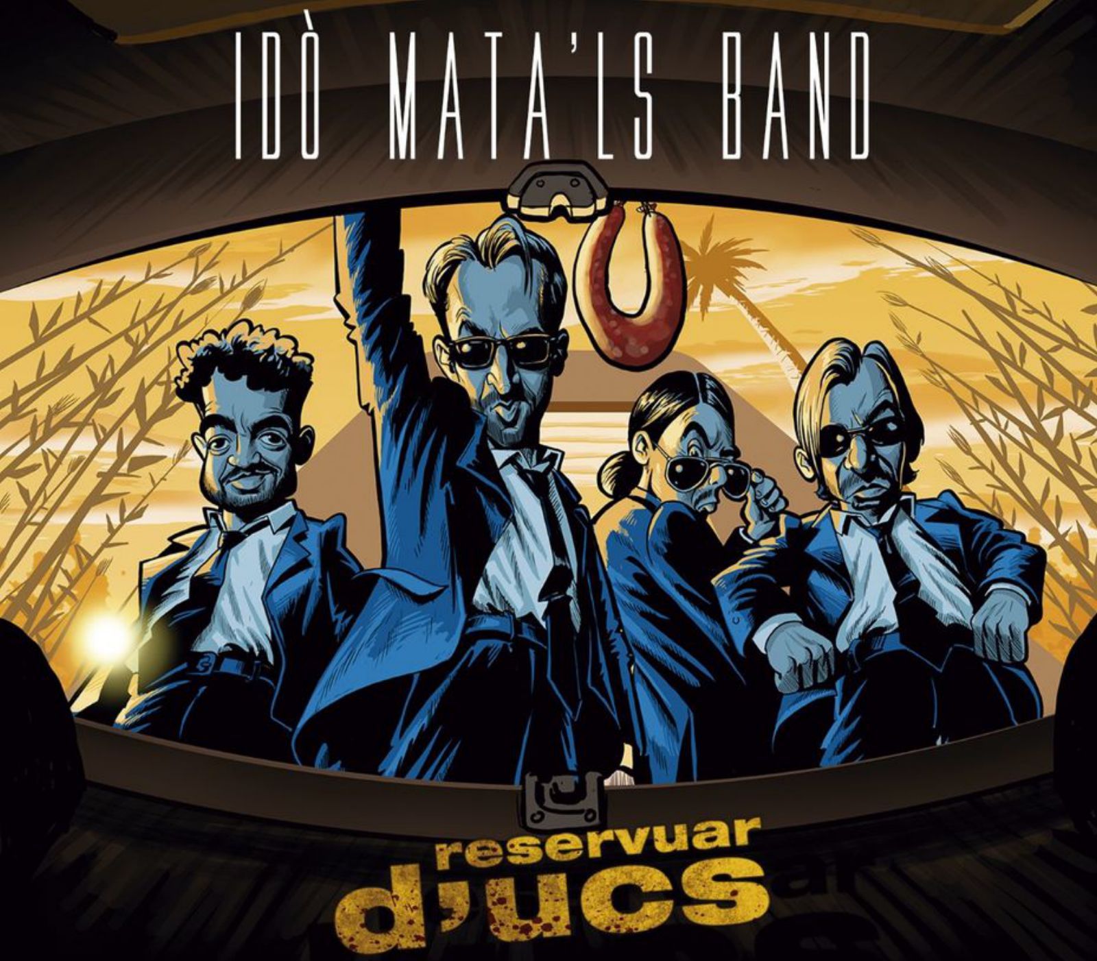 La portada del primer disco de Idò Mata’ls Band  