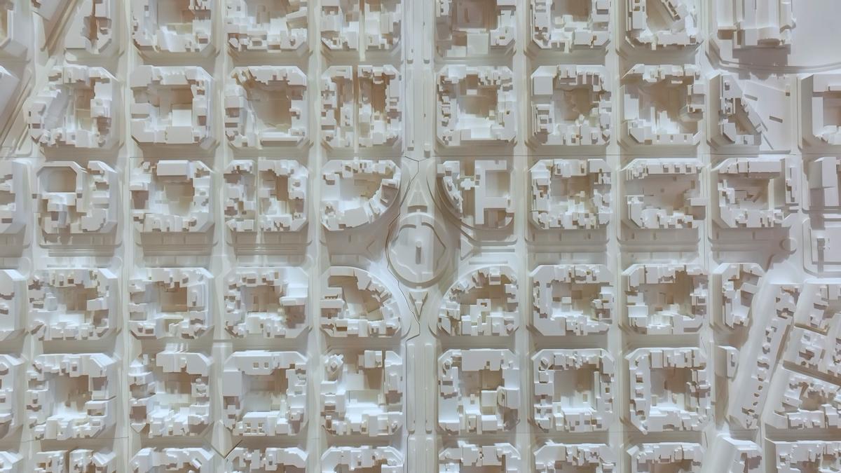 El Ajuntament de Barcelona presenta la nueva maqueta de la ciudad