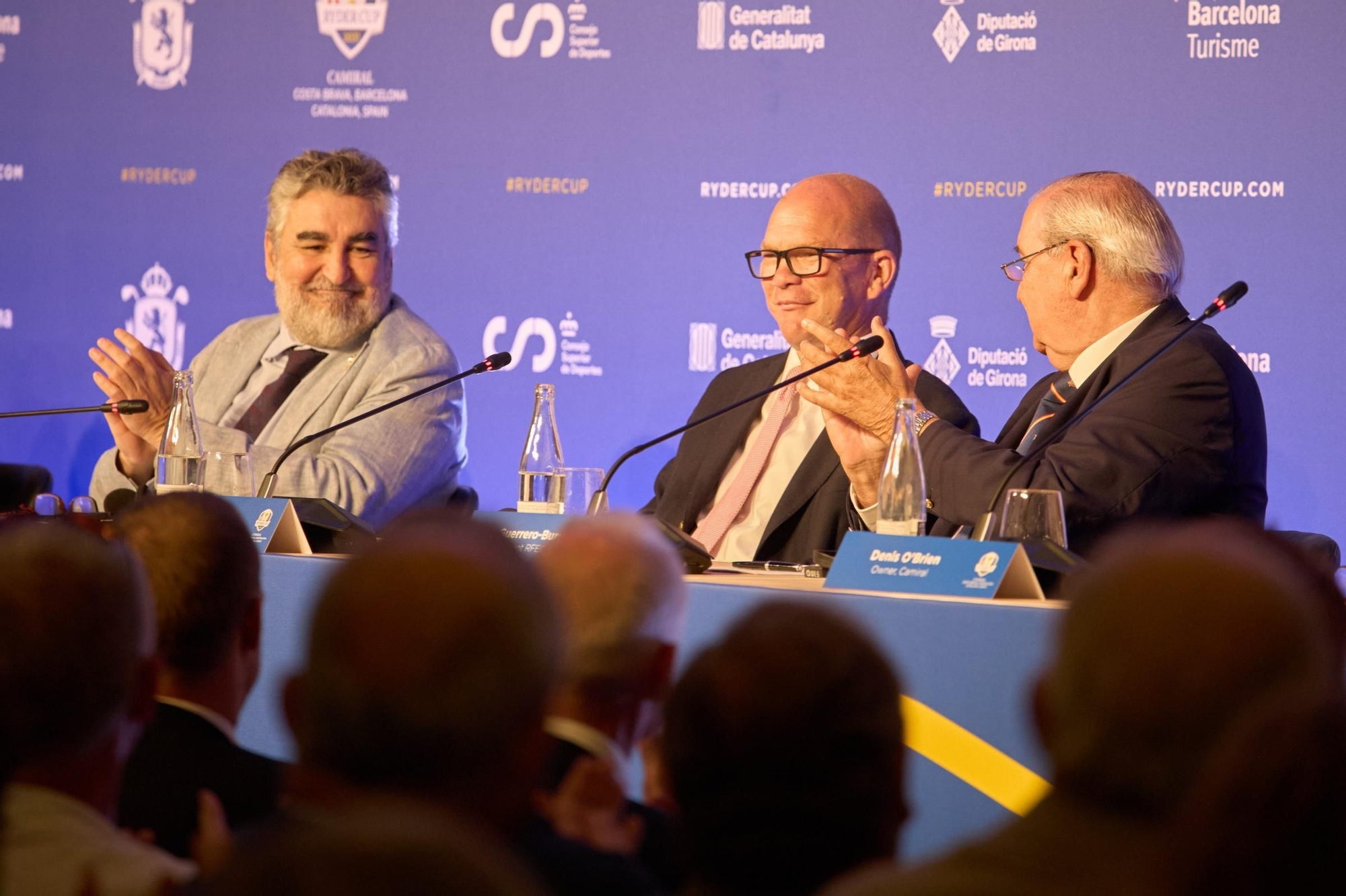 Les imatges de la presentació de la Ryder Cup 2031 a l'Hotel Camiral