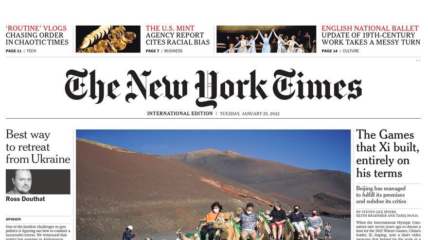 El &#039;NYTimes&#039; resalta el turismo canario durante la pandemia