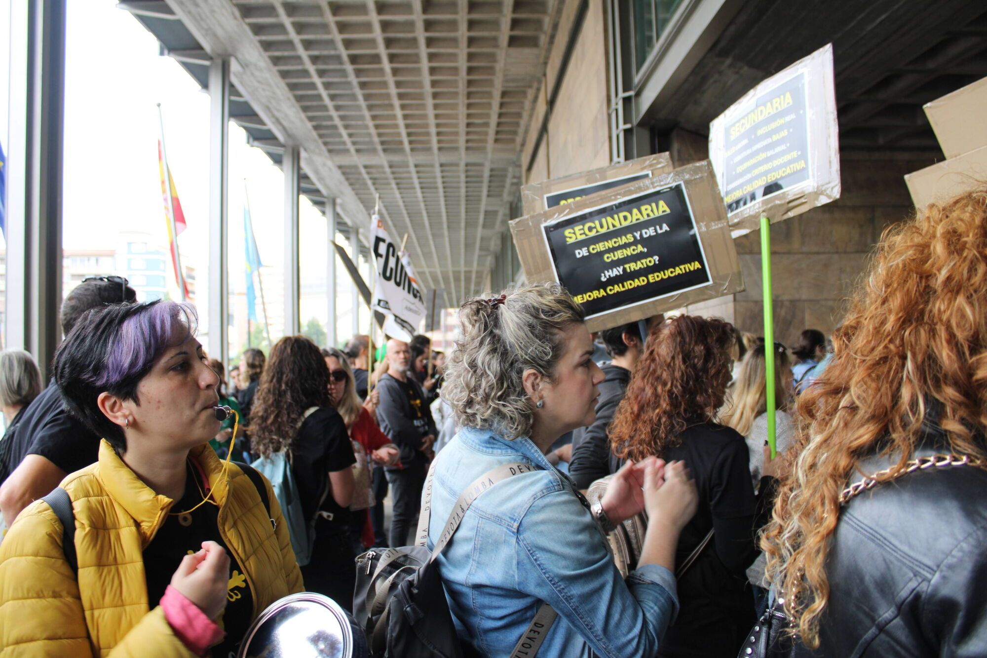 Así fue la última jornada de huelga educativa en Asturias