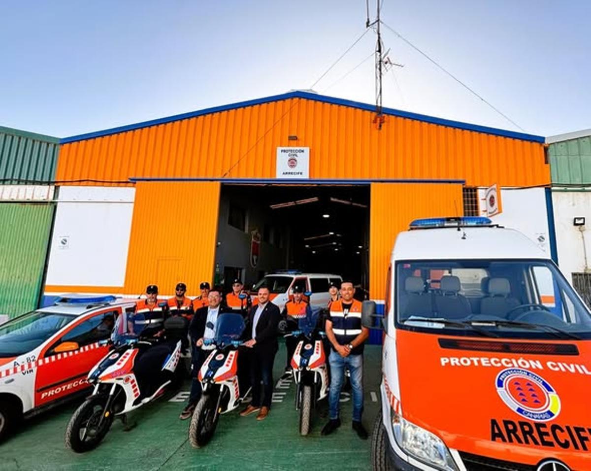 El Ayuntamiento de Arrecife ha dotado durante este mandato de nuevos medios a Protección Civil Arrecife.
