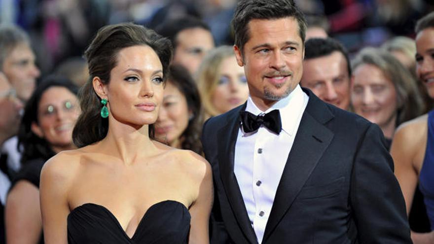 Brad Pitt y Angelina Jolie, una de las parejas más atractivas.