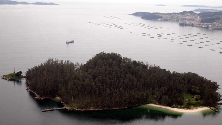 Imagen aérea de la isla de Tambo // R.Vázquez