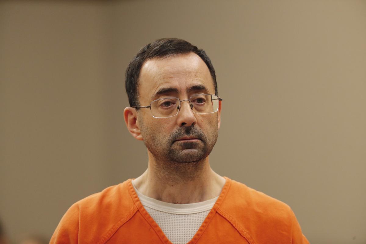 Larry Nassar, durante el juicio.