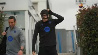 Robert Lewandowski volverá hoy a entrenar con el grupo y estará en San Mamés