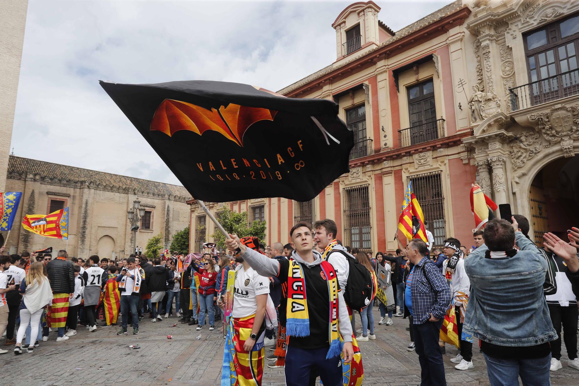 El valencianismo toma Sevilla: así está la ciudad