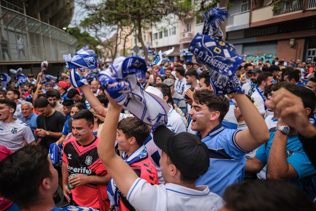 Ambiente previo del playoff entre CD Tenerife-UD Las Palmas