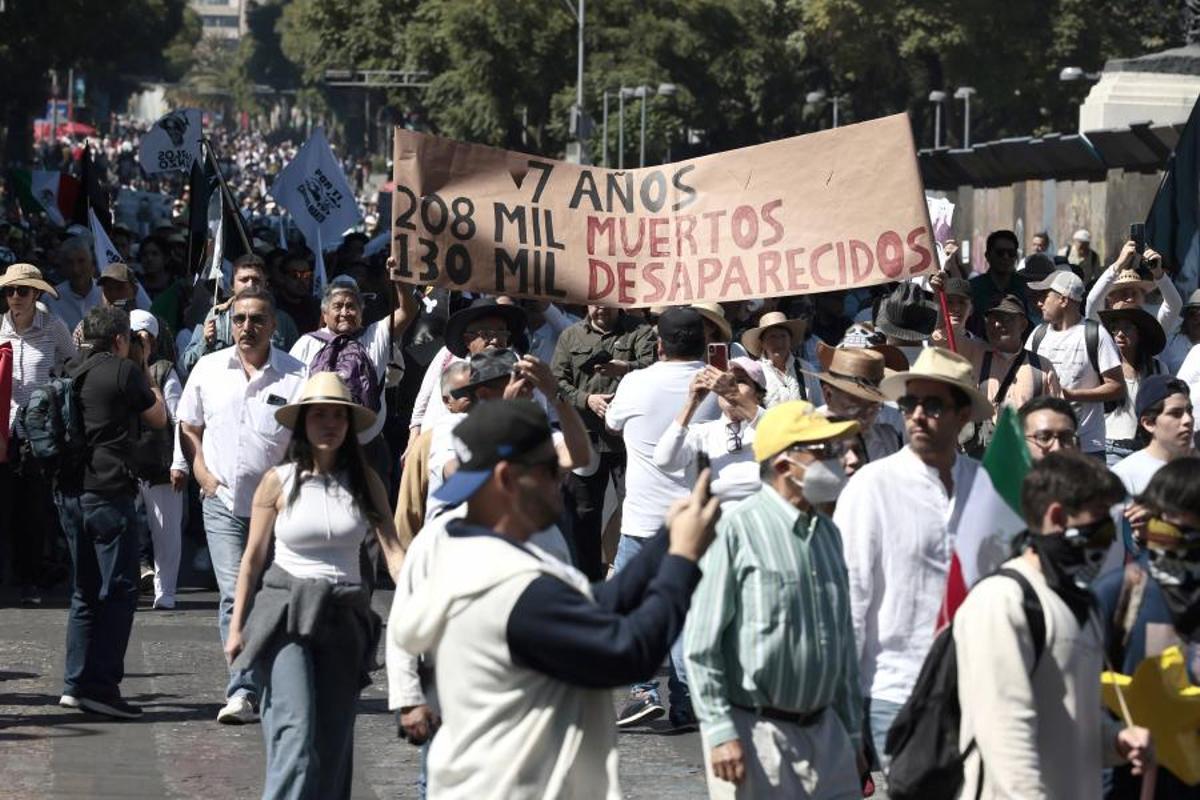Incidentes en la marcha de la ‘Generación Z’ contra la corrupción en México