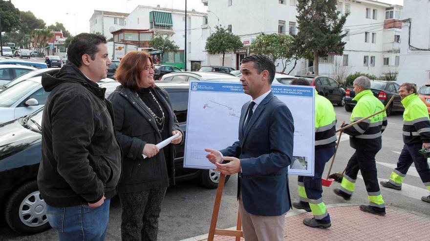 Manuel García, Blanca Fernández y José Bernal.