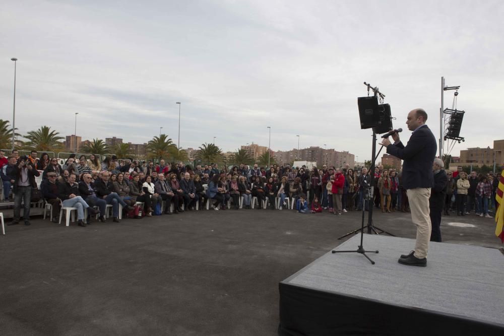 Inauguración del nuevo campo de fútbol del colegio Salesianos