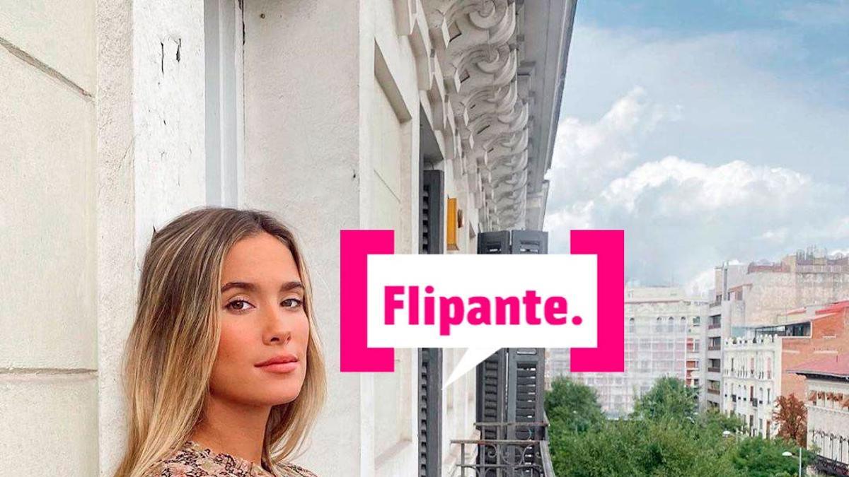 María Pombo posa para su Instagram desde un balcón de Madrid