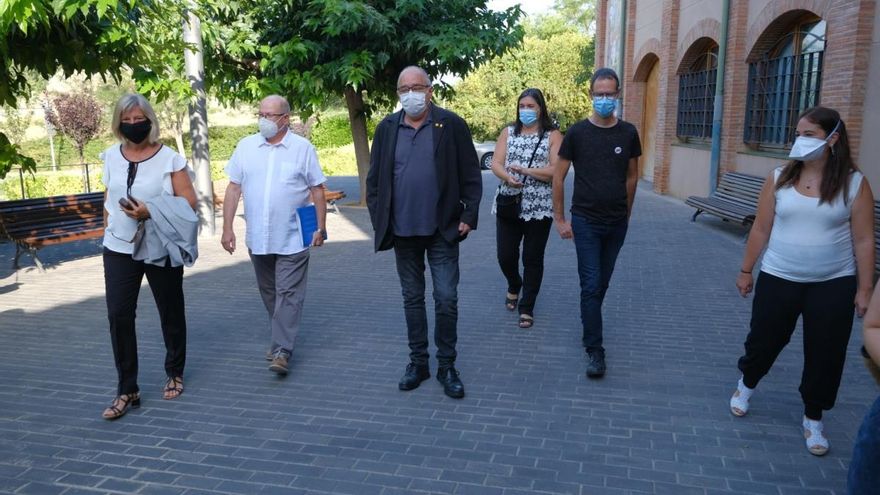 Bargalló visita el terreny on s&#039;ubicarà l&#039;institut de Vilafant