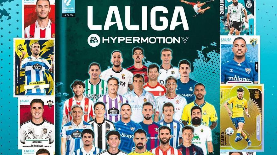 Imagen promocional de la nueva colección de cromos de LaLiga Hypermotion.