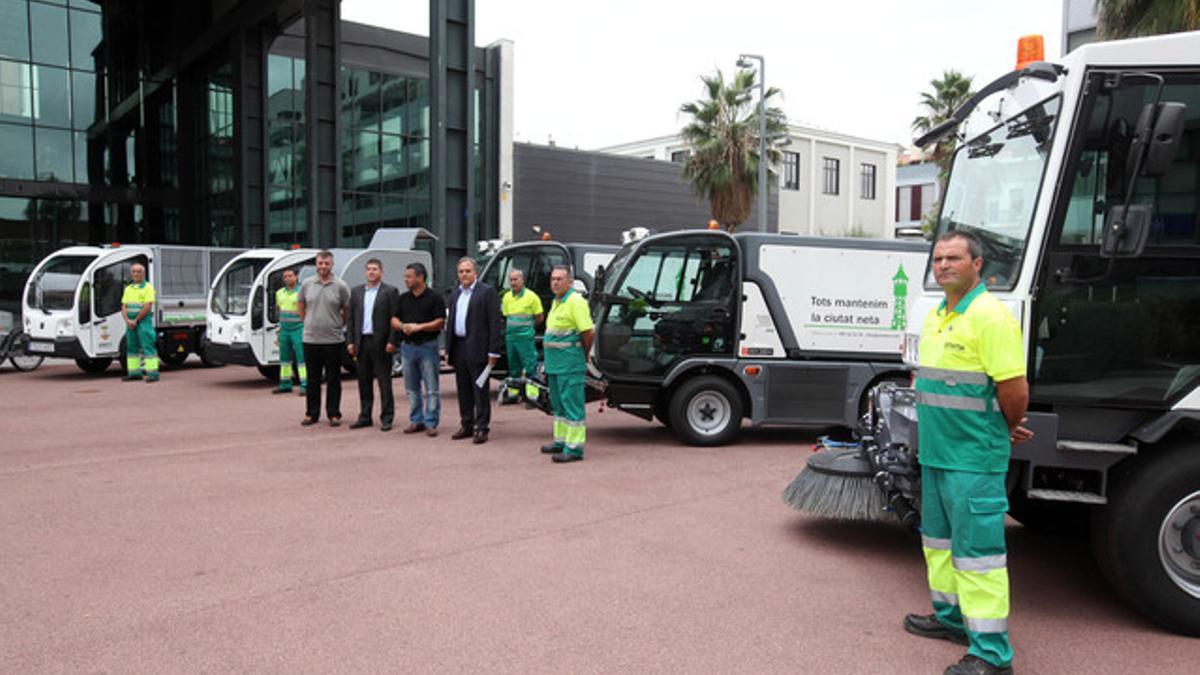 Sabadell estrena nuevos vehículos de limpieza viaria