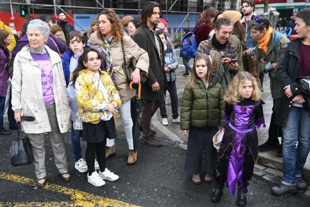 Unas 13.000 personas en el 8-M en A Coruña