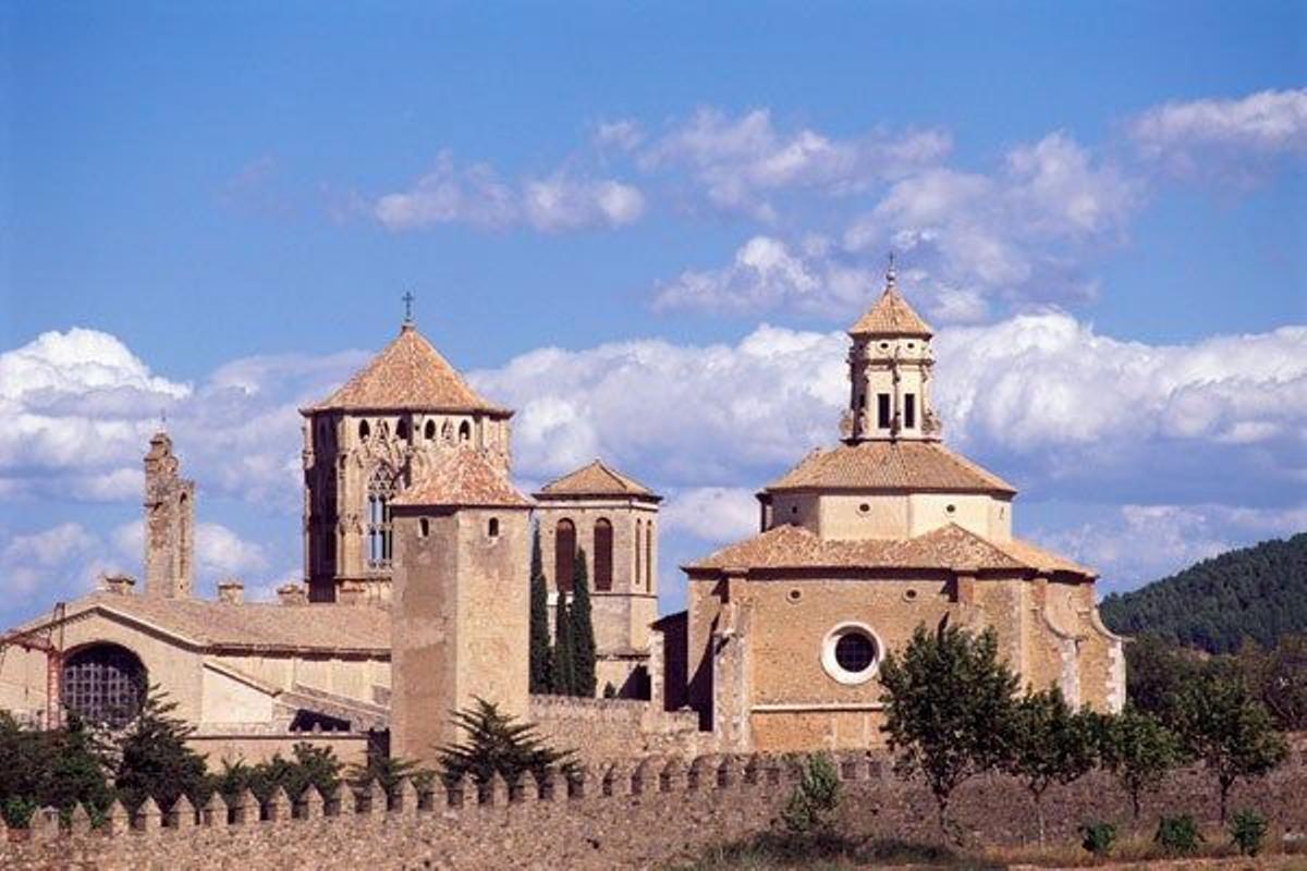 El monasterio de Poblet fue panteón real de la Corona de Aragón hasta el siglo XV.