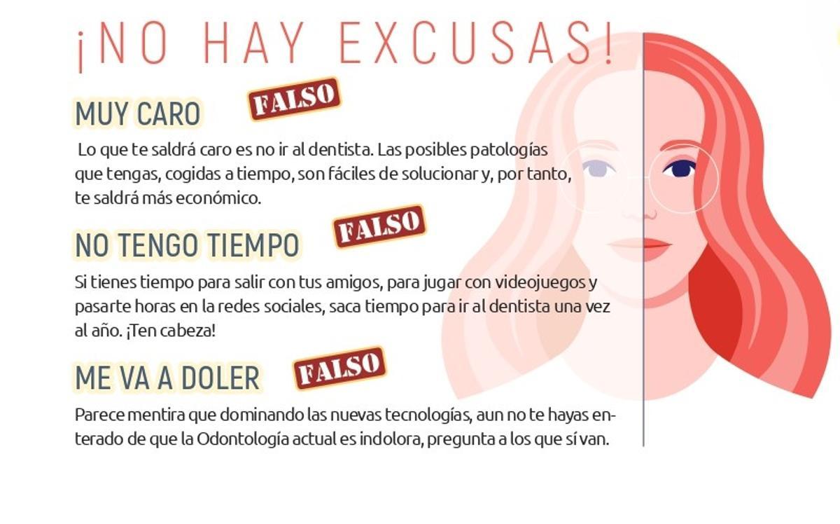 No hay excusas para cuidar de tu salud bucodental.