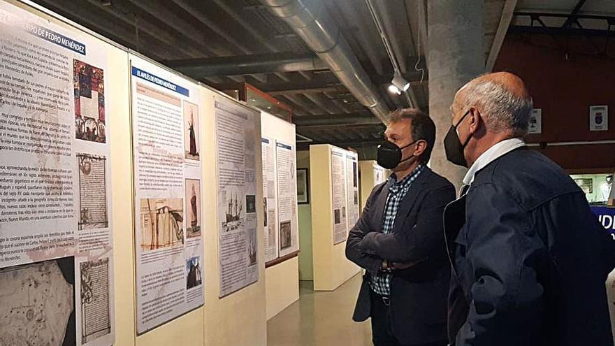 Exposición sobre Pedro Menéndez en el Museo Marítimo de Asturias, en Luanco.