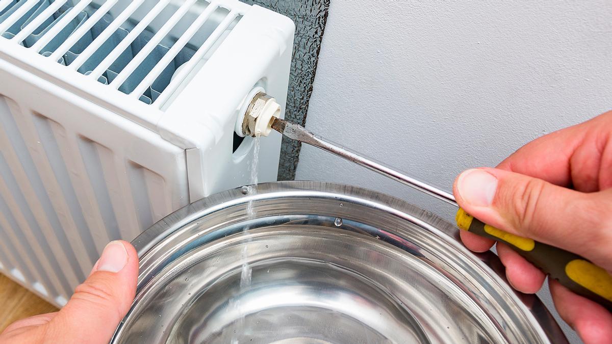 PURGAR RADIADOR OTOÑO | Cómo purgar correctamente el radiador para que no se  genere humedad: ideal para calentar tu casa
