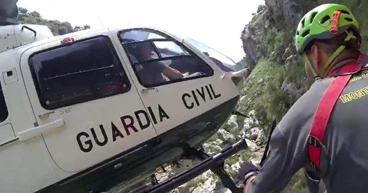 Imagen de archivo de un rescate en montaña