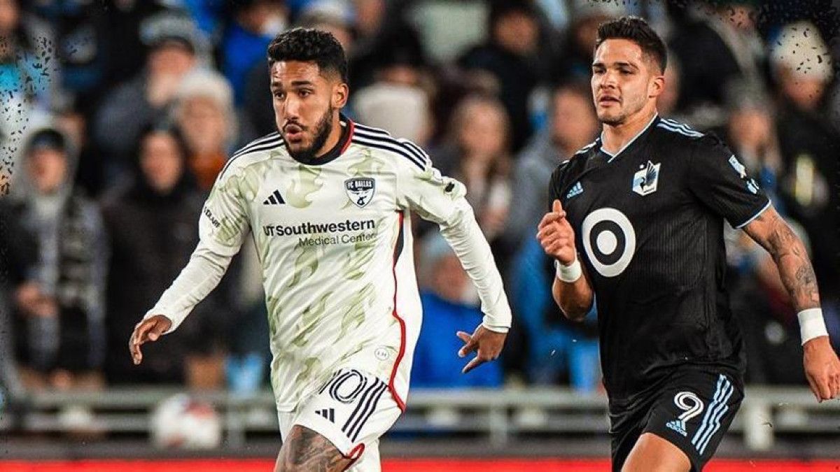 El Dallas FC, durante su empate sin goles contra el Minnesota