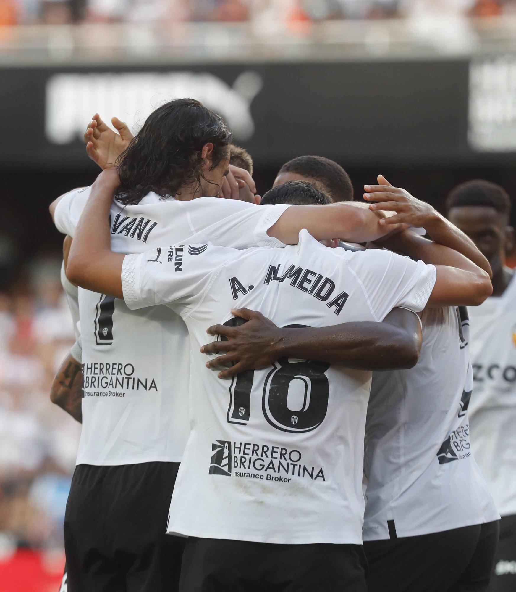 El Valencia - Celta en imágenes