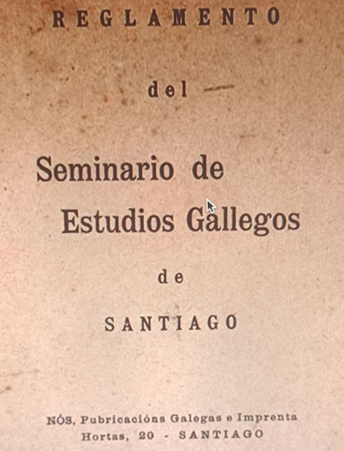 A disolución do Seminario de Estudos Galegos (1936-1940) 
