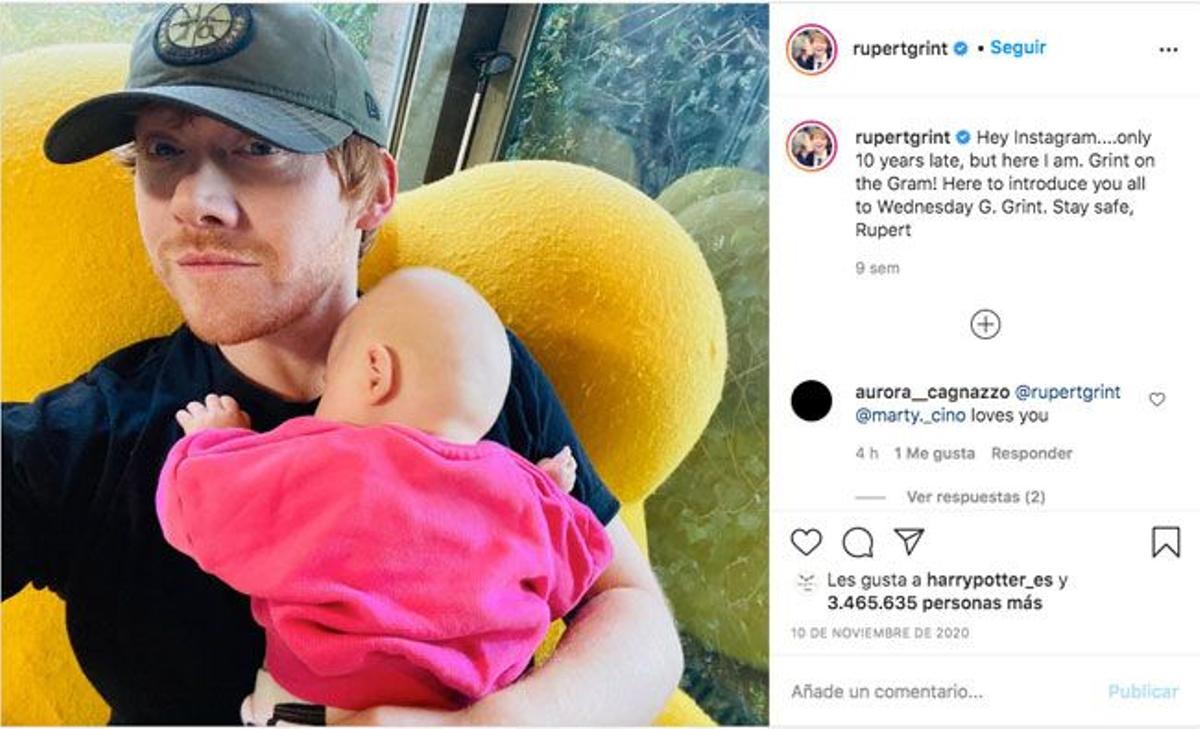 Rupert Grint en Instagram