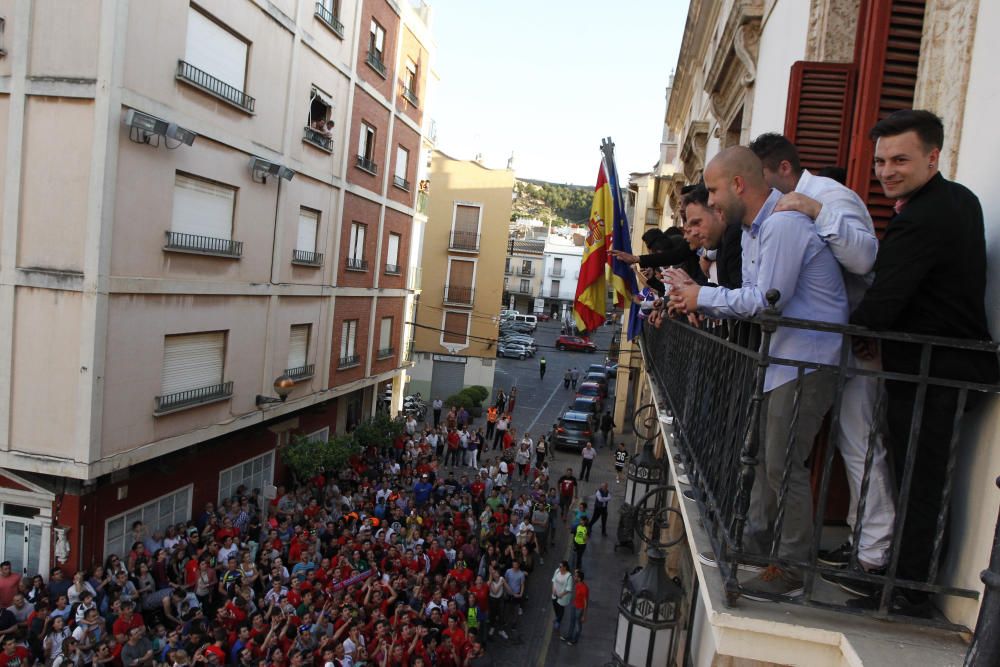 Así ha sido la fiesta del ascenso del Atlético Saguntino a Segunda B