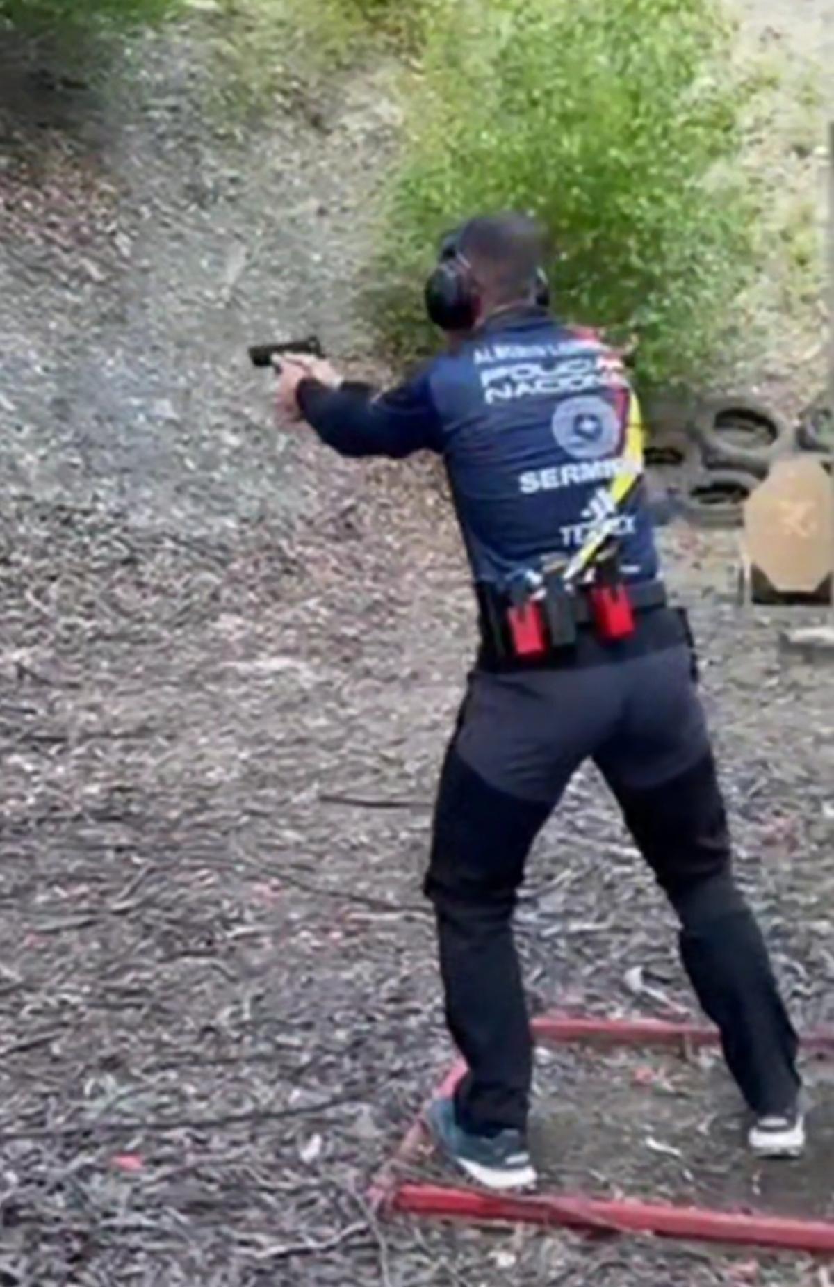 Alberto Castrillo, durante la competición.