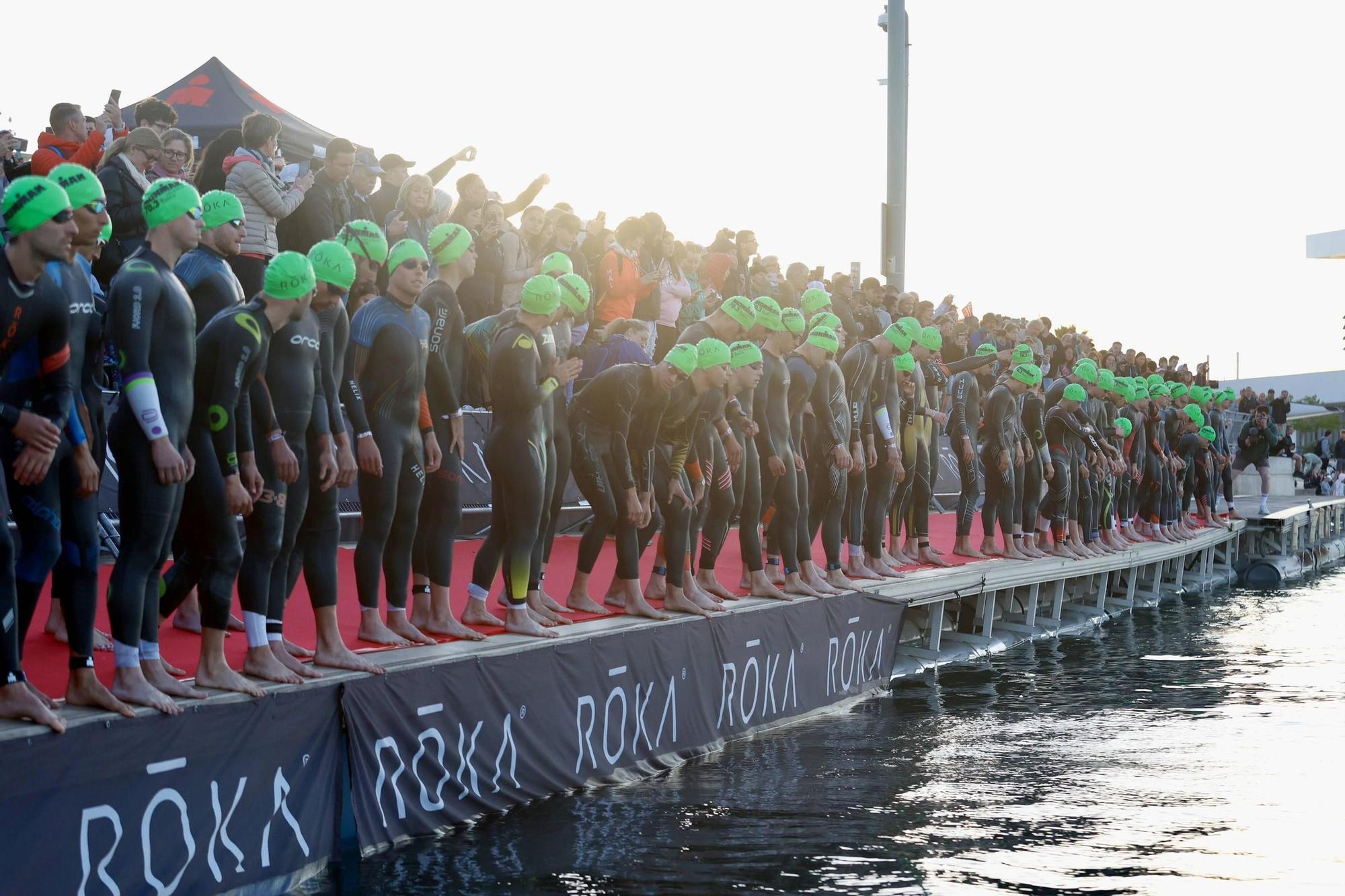 Las imágenes del Ironman 70.3 en Valencia