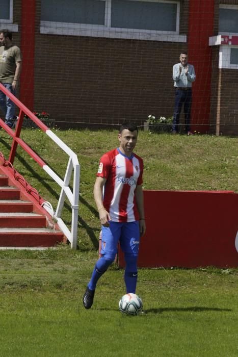 Presentación de Javi Fuego con el Sporting