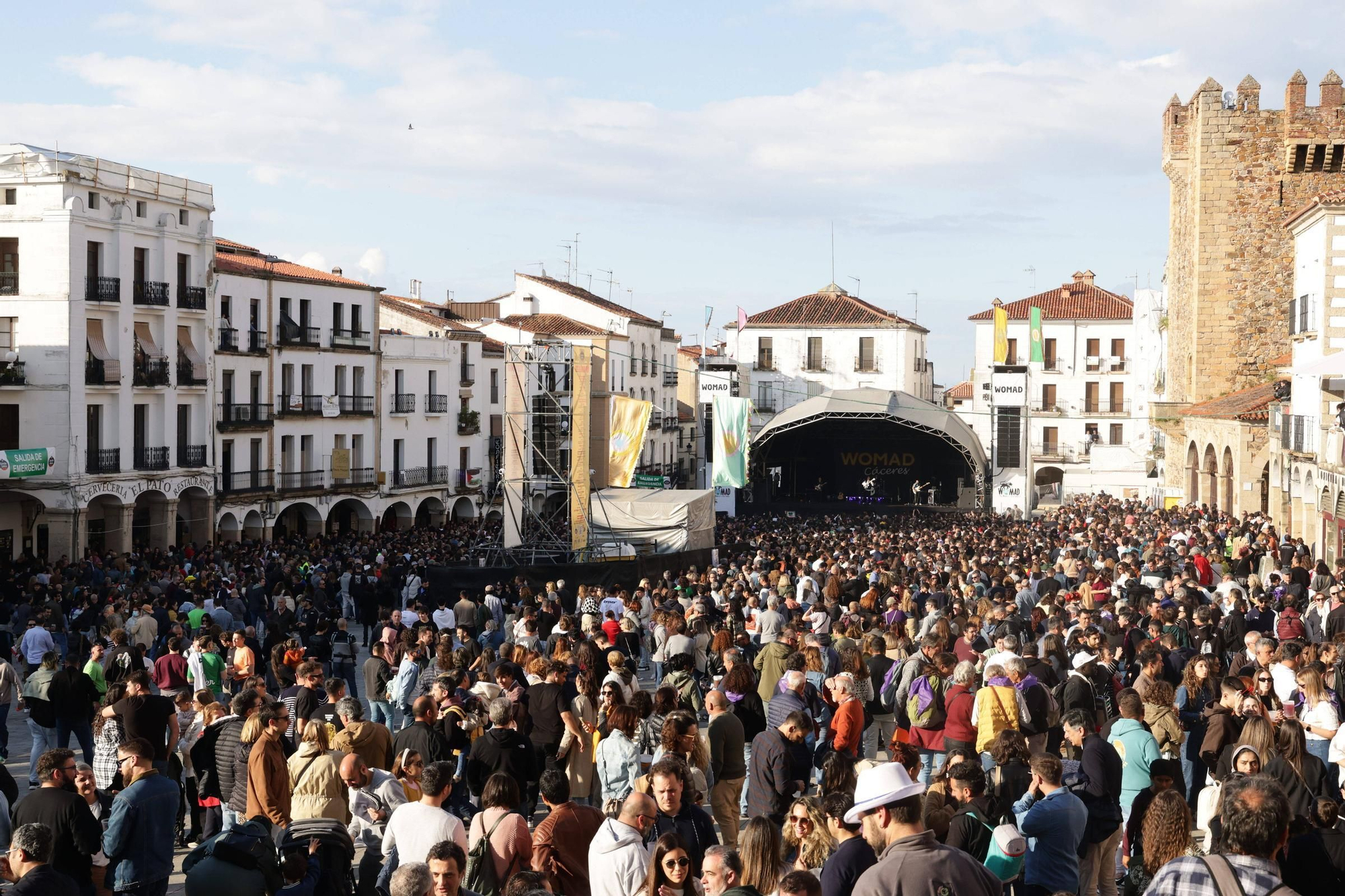Las imágenes del sábado de Womad en Cáceres
