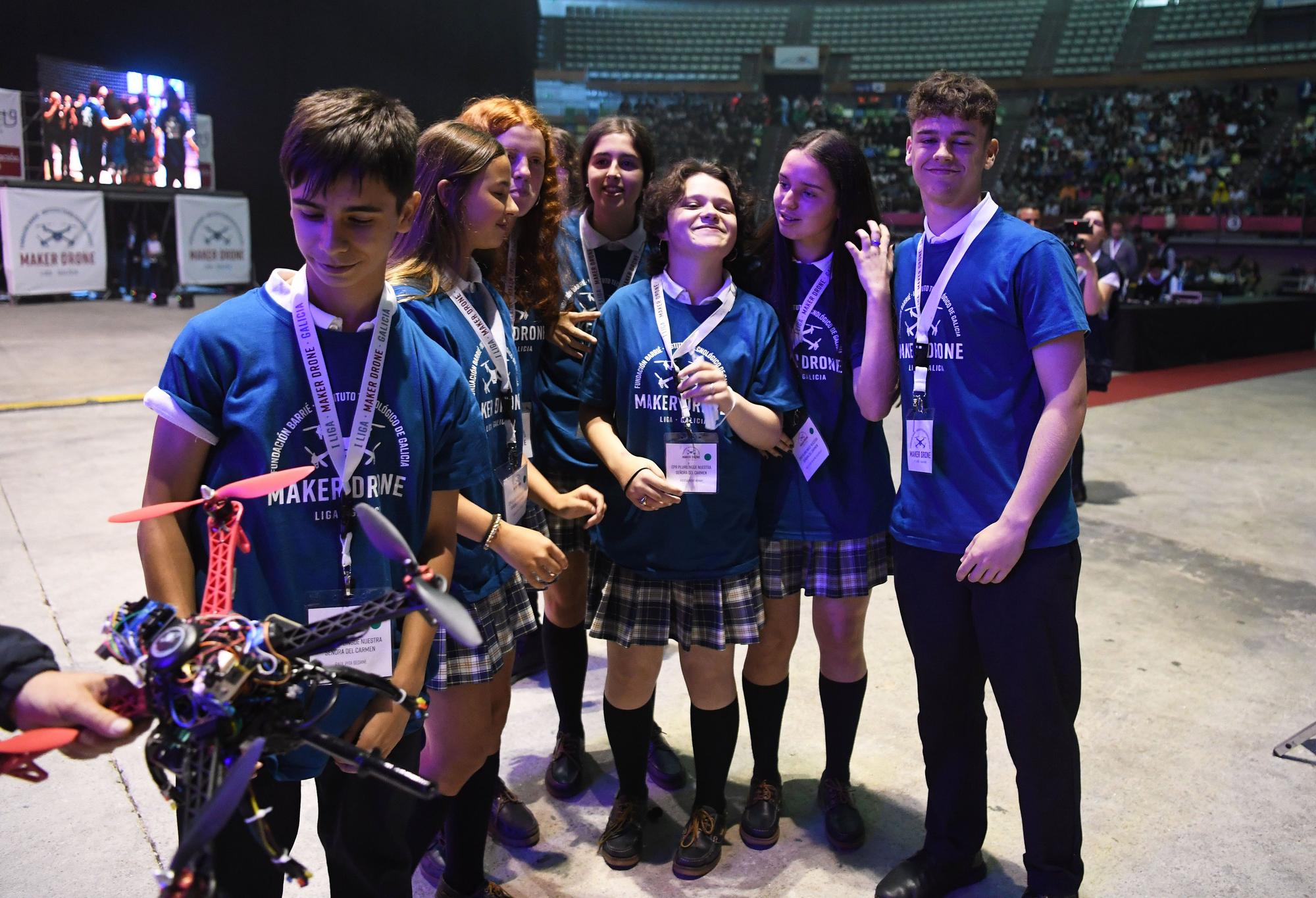 Drones en el Coliseum de A Coruña: Una competición de altos vuelos