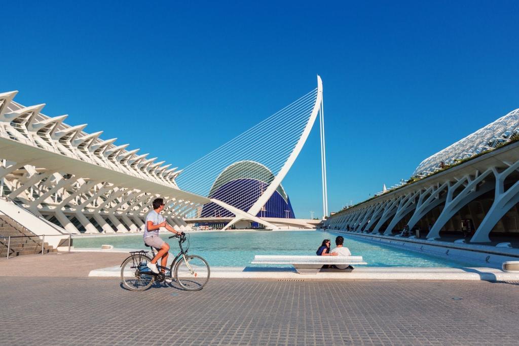 Vista general de la Ciutat de les Artes i les Ciències