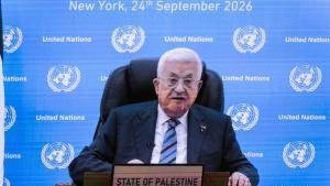 Abbas s’adreça a l’ONU per una pantalla després del veto de Trump: «No permetrem que ningú decideixi el futur de Palestina en nom nostre»
