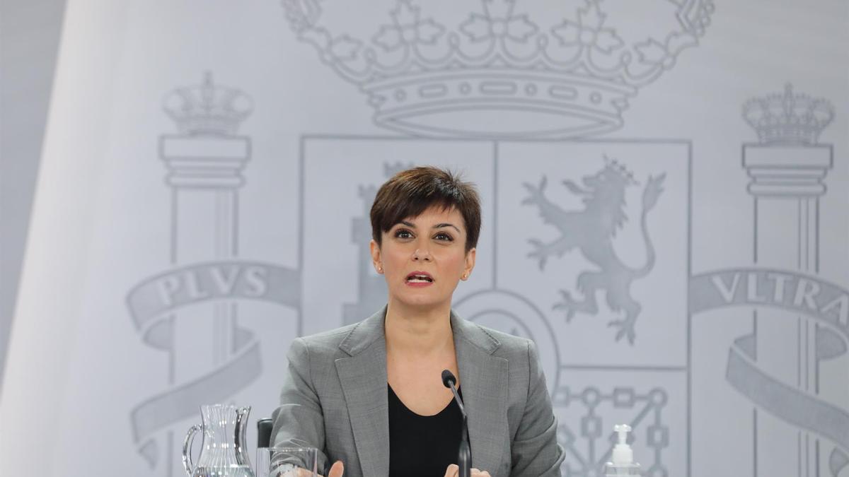 La ministra portavoz, Isabel Rodríguez.