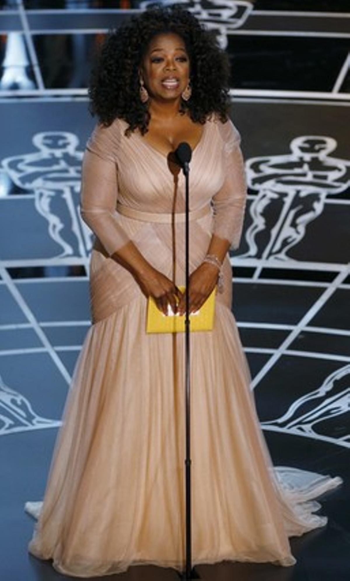 Oprah Winfrey, también en el omnipresente nude.