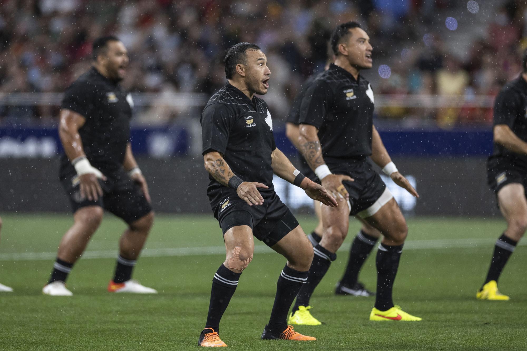 Partido entre España y los All Blacks en el Metropolitano