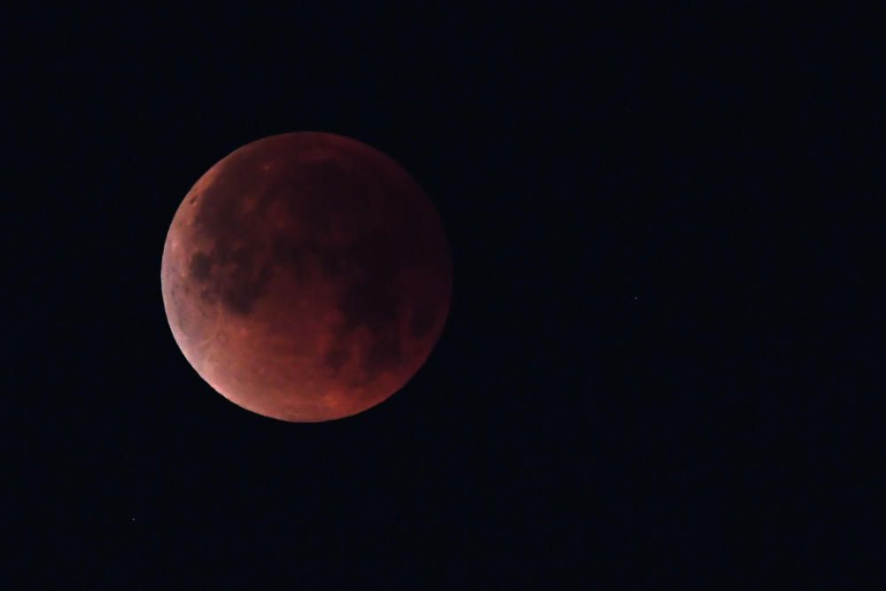 Las mejores imágenes del eclipse de la superluna