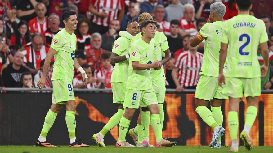 Lewandowski supera los 100 goles con el Barcelona