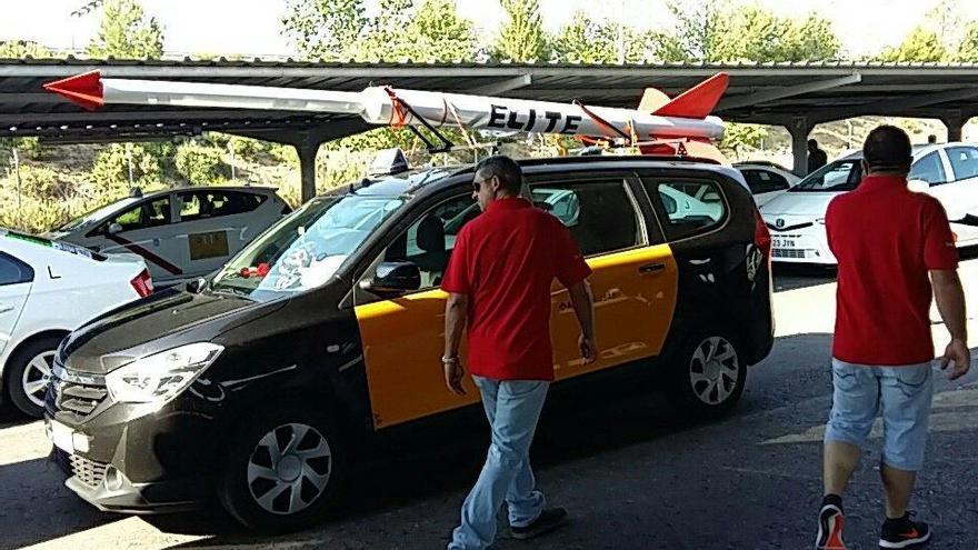 El sector del taxi une fuerzas en la mayor huelga de su historia