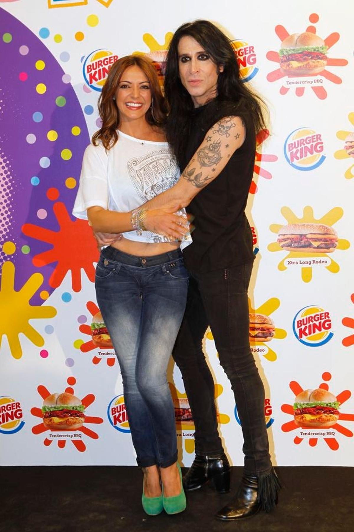La cantante Merche y Mario Vaquerizo